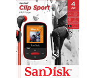 Sandisk Clip Sport 4GB Red (microSD, słuchawki, FM, LCD) - 173416 - zdjęcie 4
